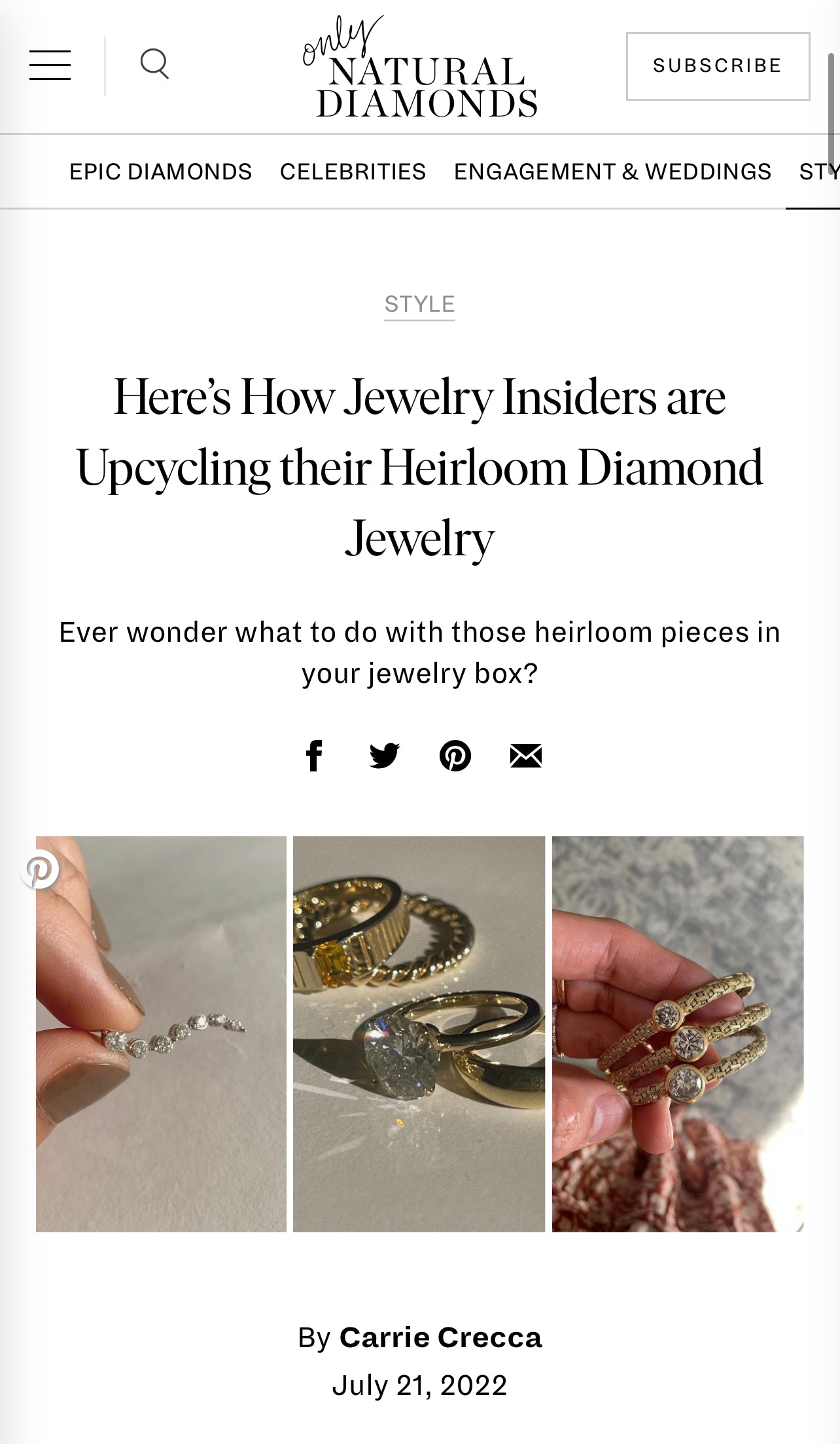 Only Natural Diamonds