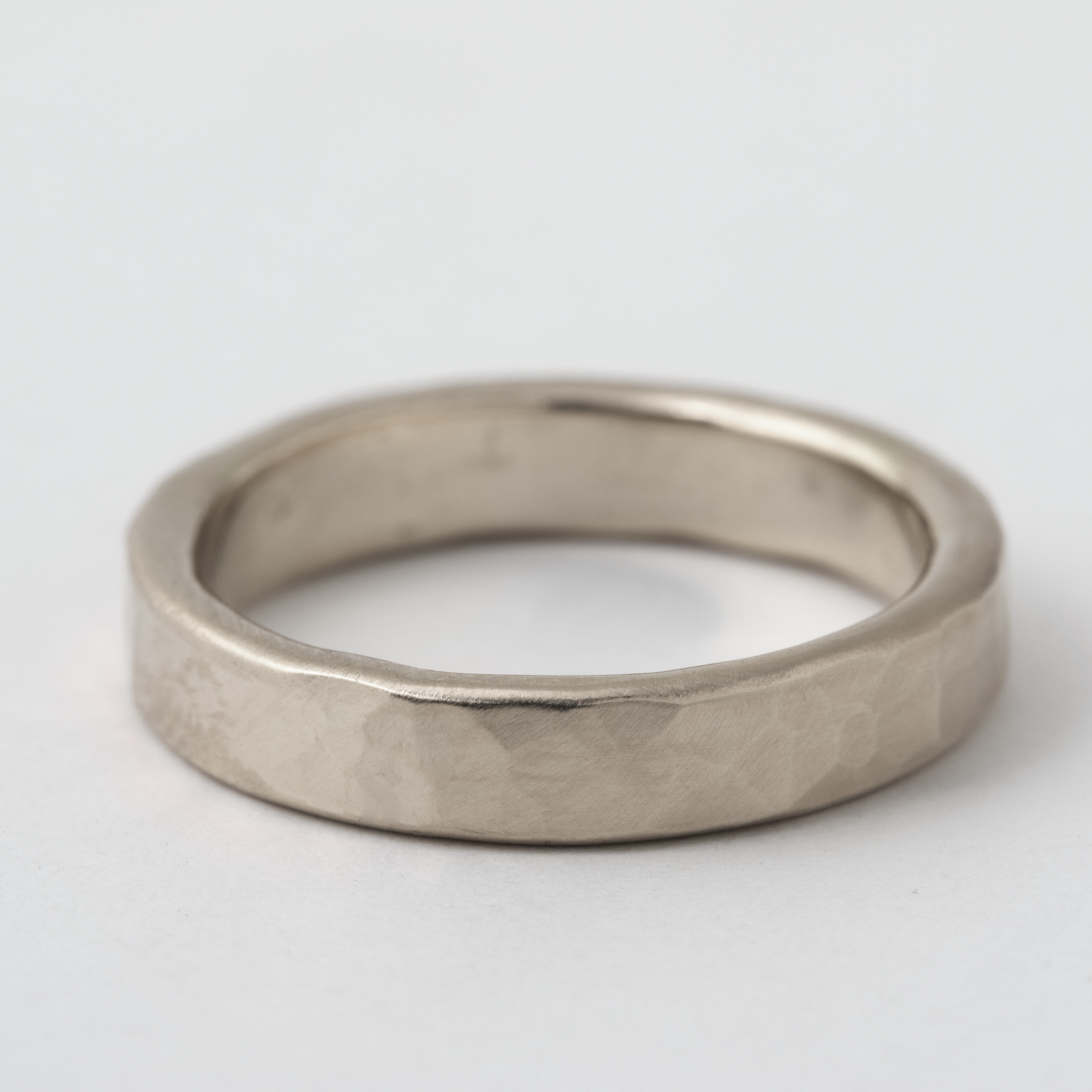 4mm Hammered Band - 18k White Gold 18 karat white gold HIDDEN 2db6730e9b9c80c63e81a0cbe1f170eea5233811aa6e7d8c7ea1f5ed0452fbd1
