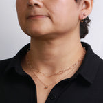 Single Drop Mini Herkimer Necklace Necklaces 756A0418