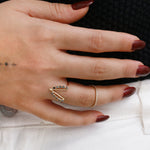The Majesty Black Diamond Gold Ring by Labulgara Rings 756A6196
