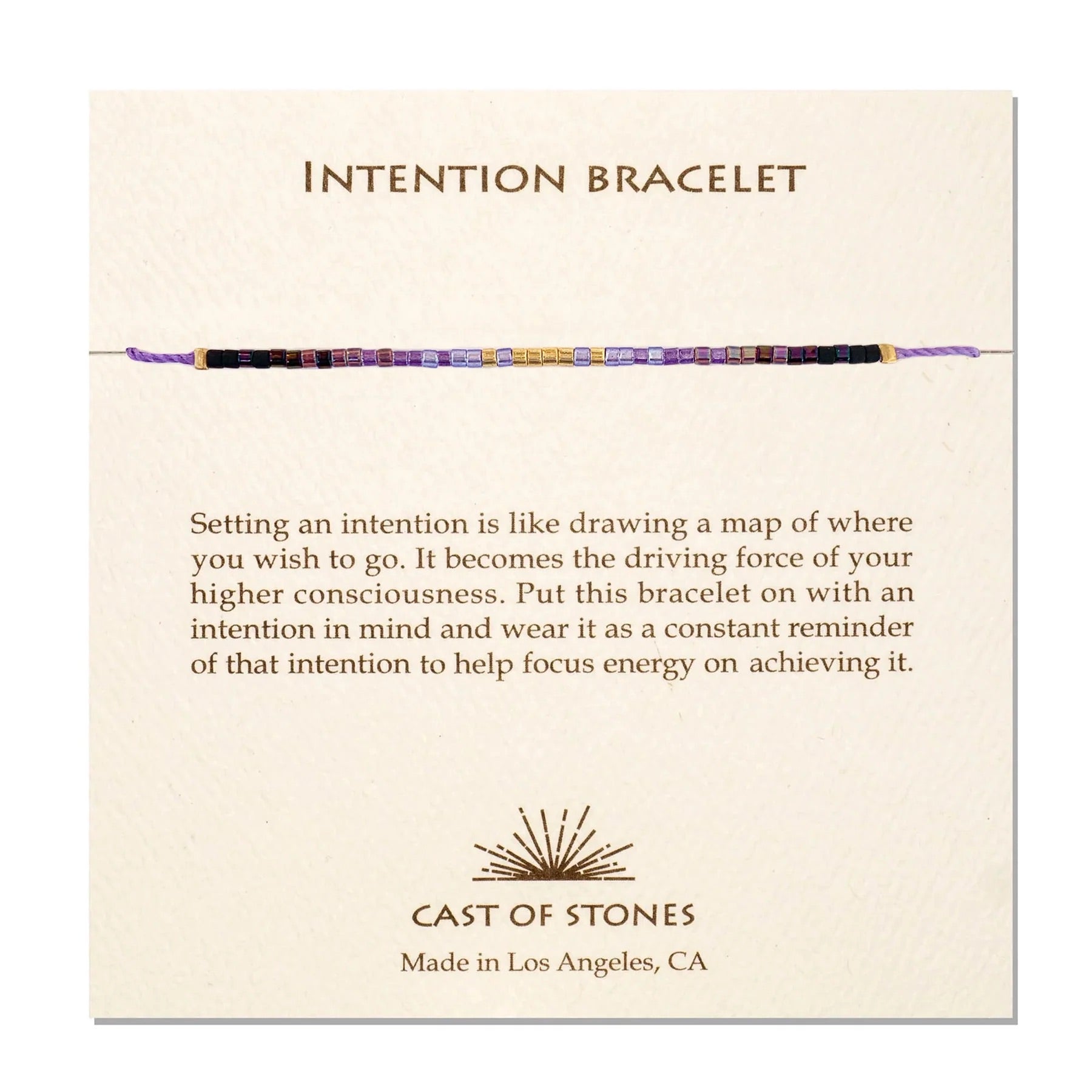 Violet Intention Bracelet by Cast of Stones Bracelet COS_violet01