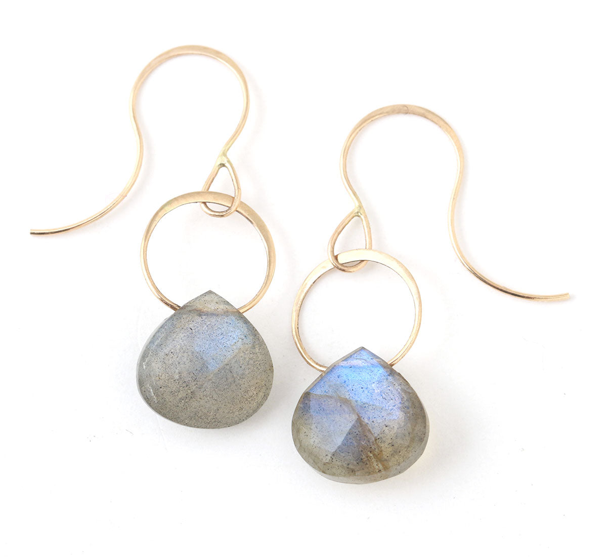 Labradorite Single Drop Earrings Gold Earrings E2255GLAB-ecom