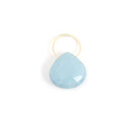 Blue Opal charm Gold Charm EC19G