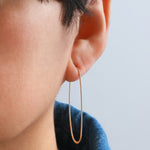 Elliptical Hoop Earrings Earrings EHG-2