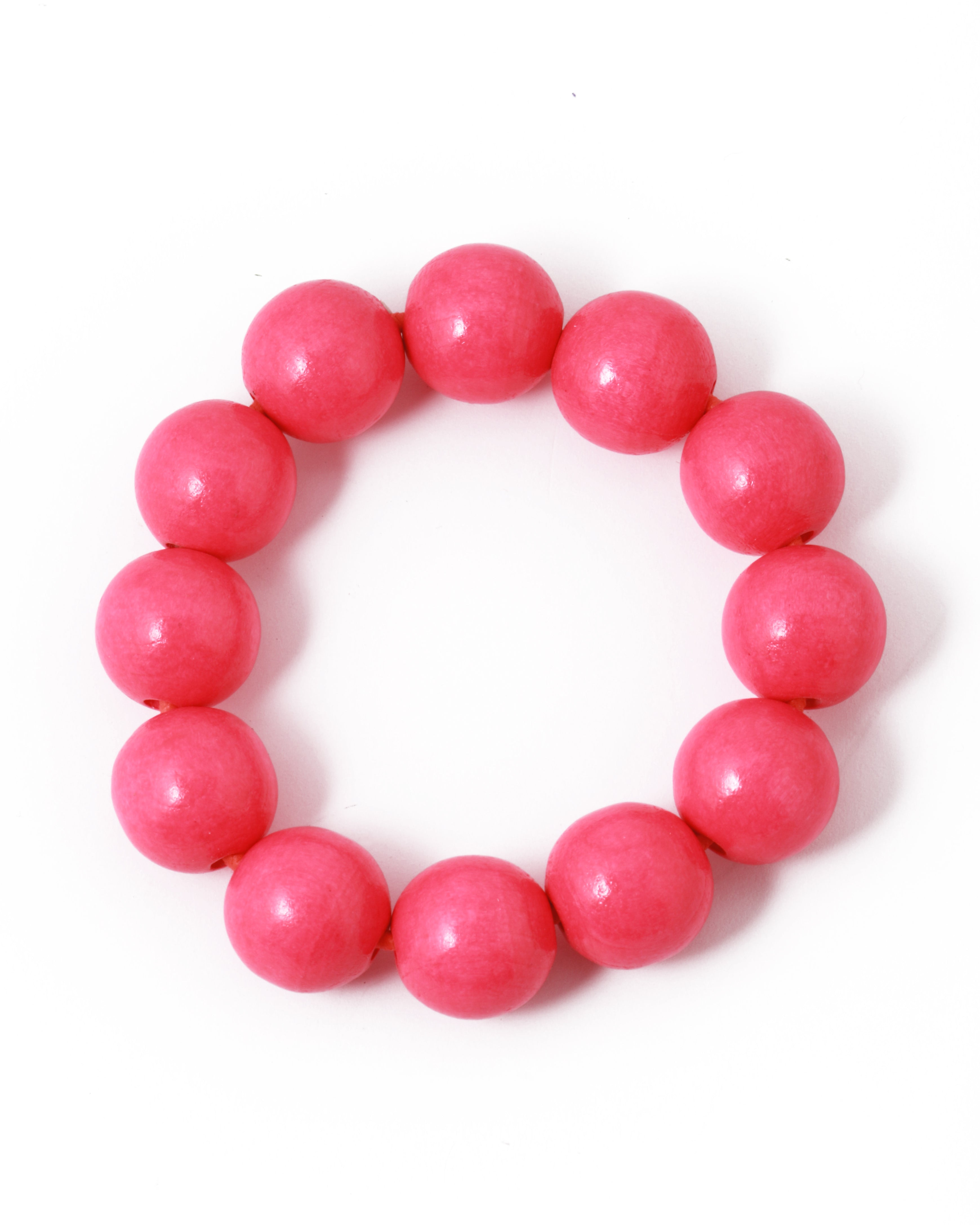 Big Perlen Bracelet in Neon Pink by Ina Seifart Phone Accesories IS_BPBNP