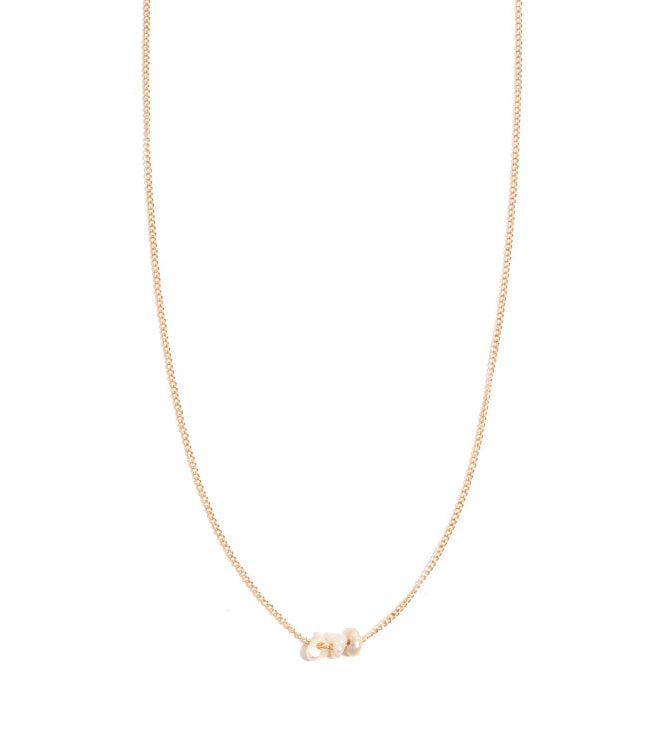 Tiny Pearl Necklace Necklaces LN1934