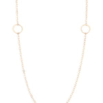 Classic Adjustable Chain Necklace - 14k Gold Charm N2178_28f0911a-ba9c-4c9c-bf66-971494e388ca