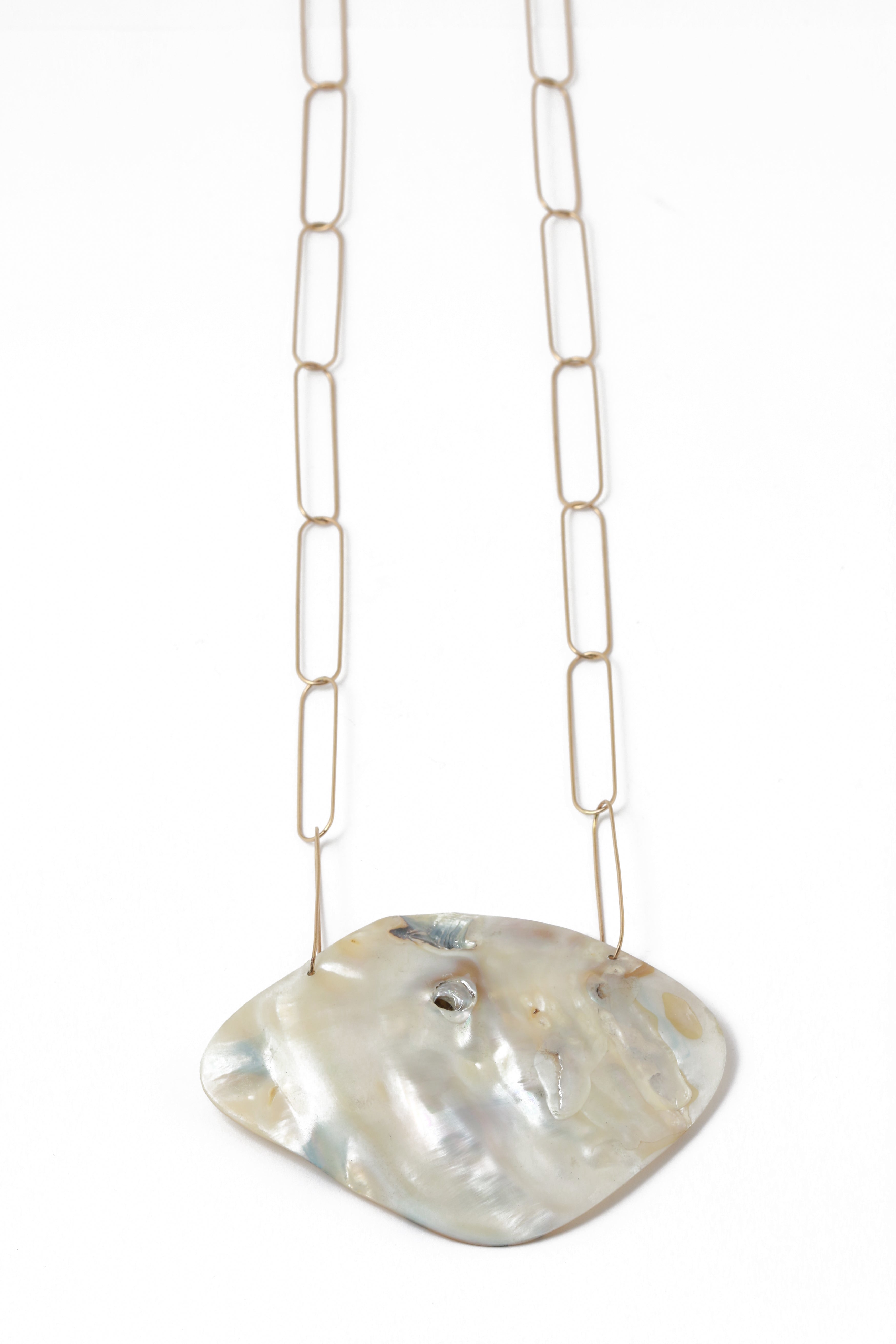 MJM x Alyssa Goodman Hand-painted Pearl Koi Necklace Necklace OFK4480