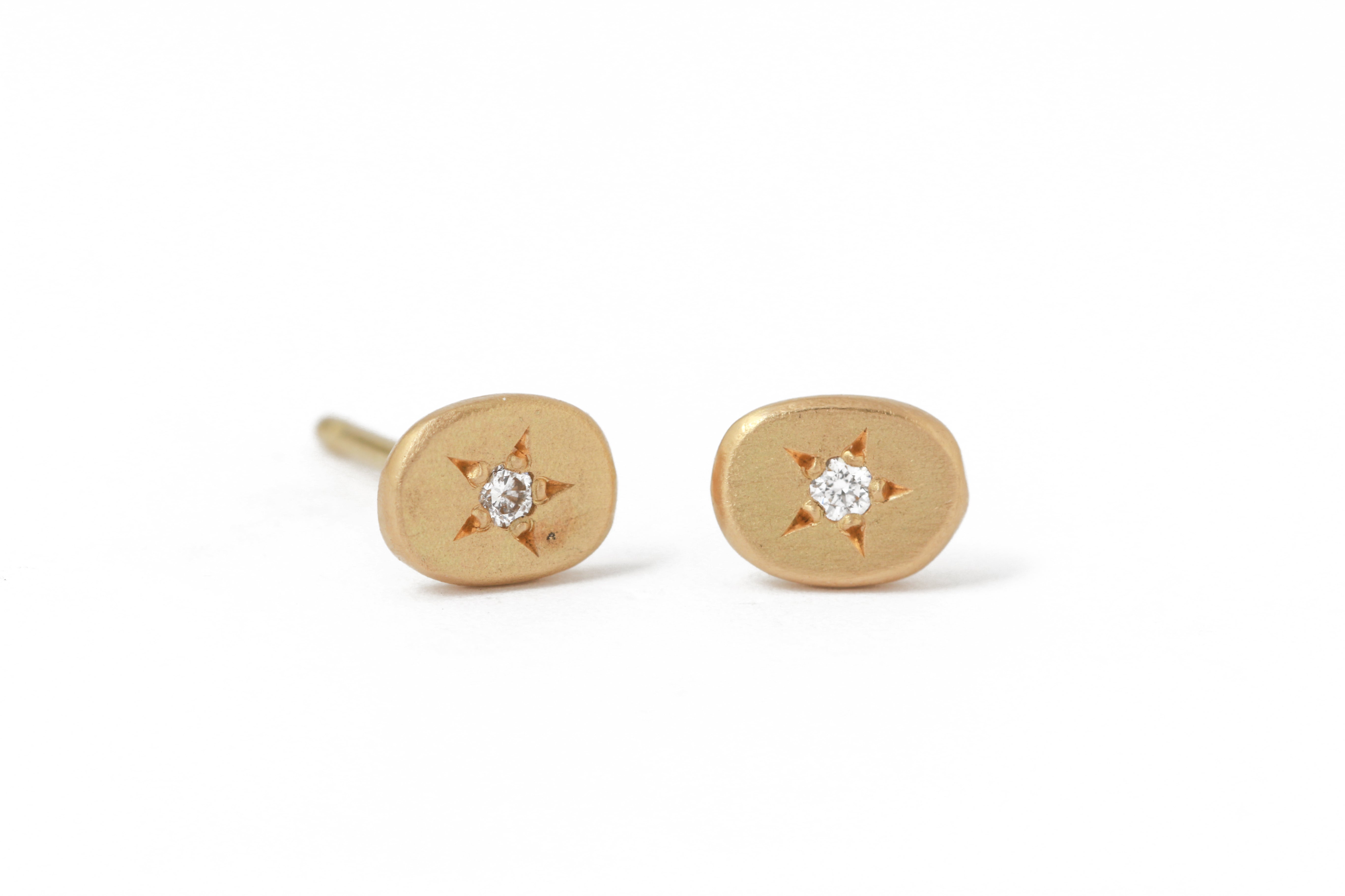 Shooting Star Diamond Studs by Sweet Pea EARRING SP_ESS