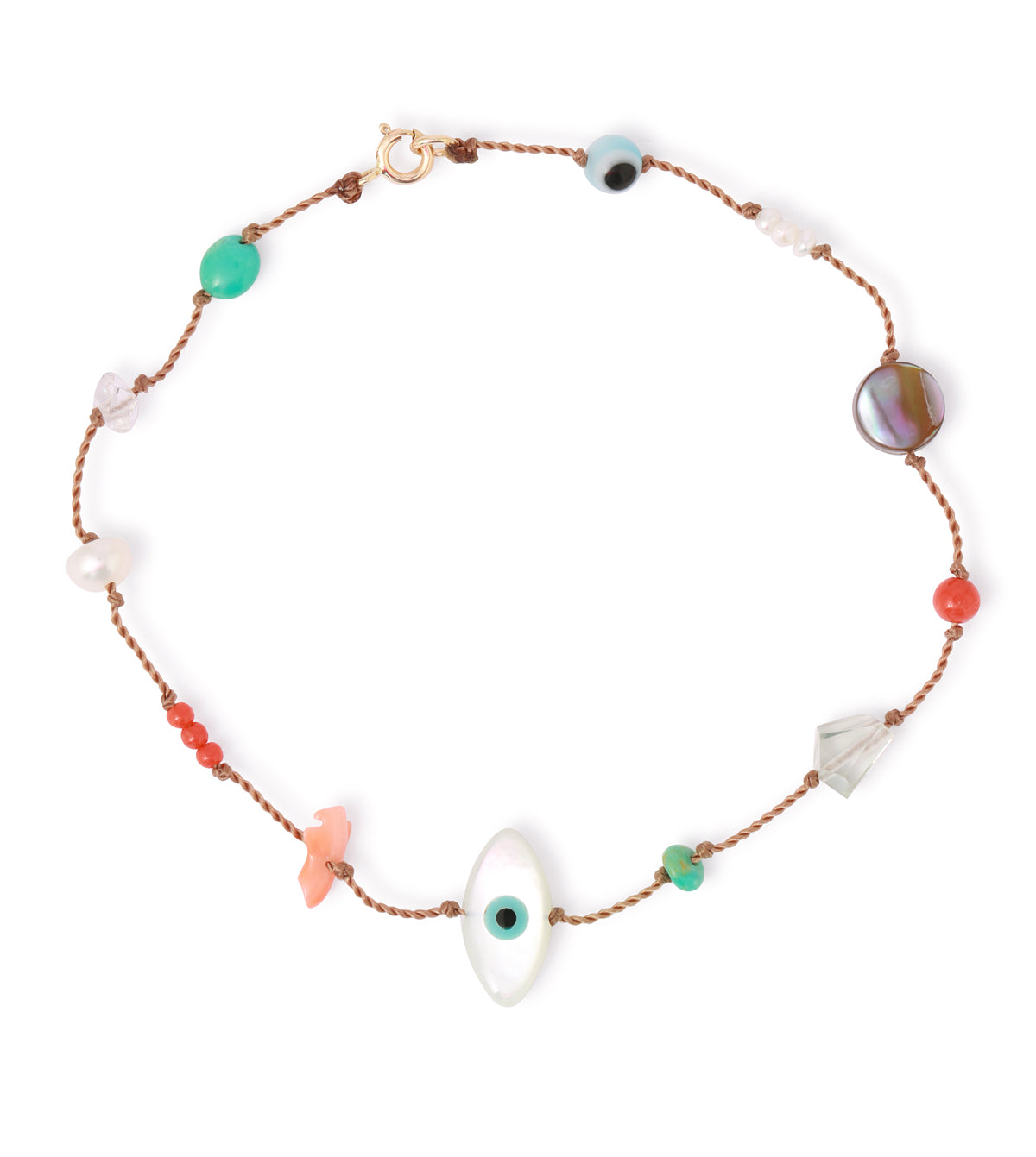 Evil Eye Charm Bracelet by See Real Flowers BRACELETs SRF_EyeBrac
