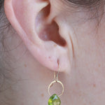 Peridot Single Drop Earrings EARRINGS 756A2398