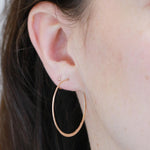 1.25 Inch Round Hoop Earrings Earrings 756A2736copy