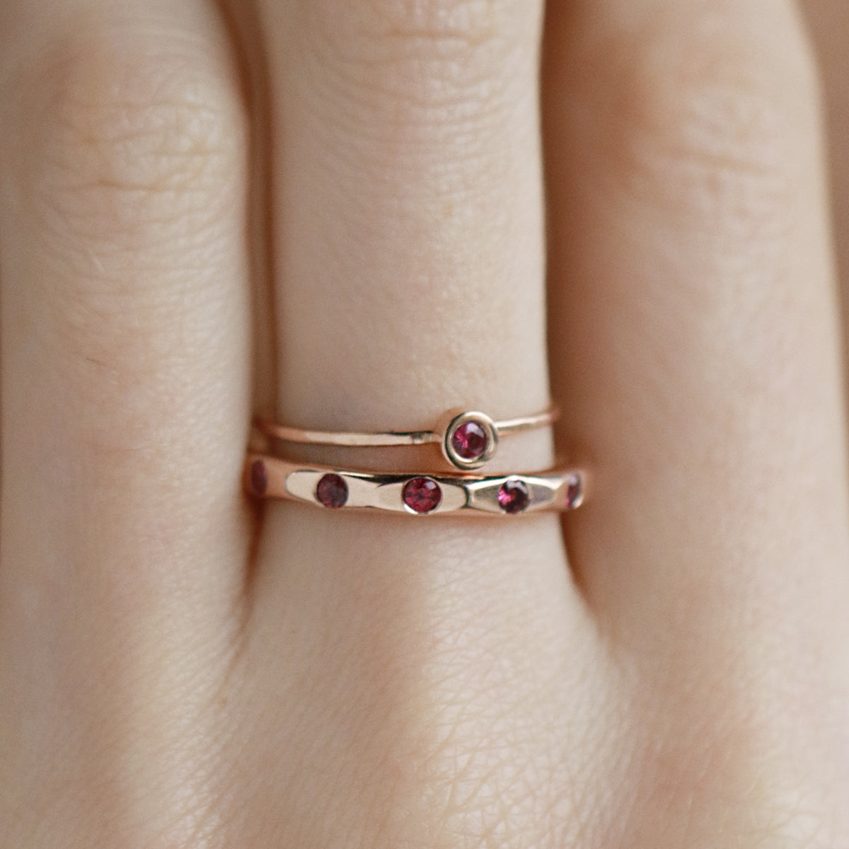 2mm Ruby Band - 14k Yellow Gold Rings 756A5430_87eb038a-2702-418e-959a-f41479e4d430