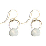Moonstone Single Drop Earrings Earrings E2255RMS