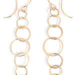 Long Lightweight Chain Earrings gold Earrings E2881