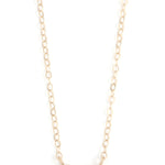 Customizable Triple Gemstone Necklace aquamarine Necklaces N2092AQ