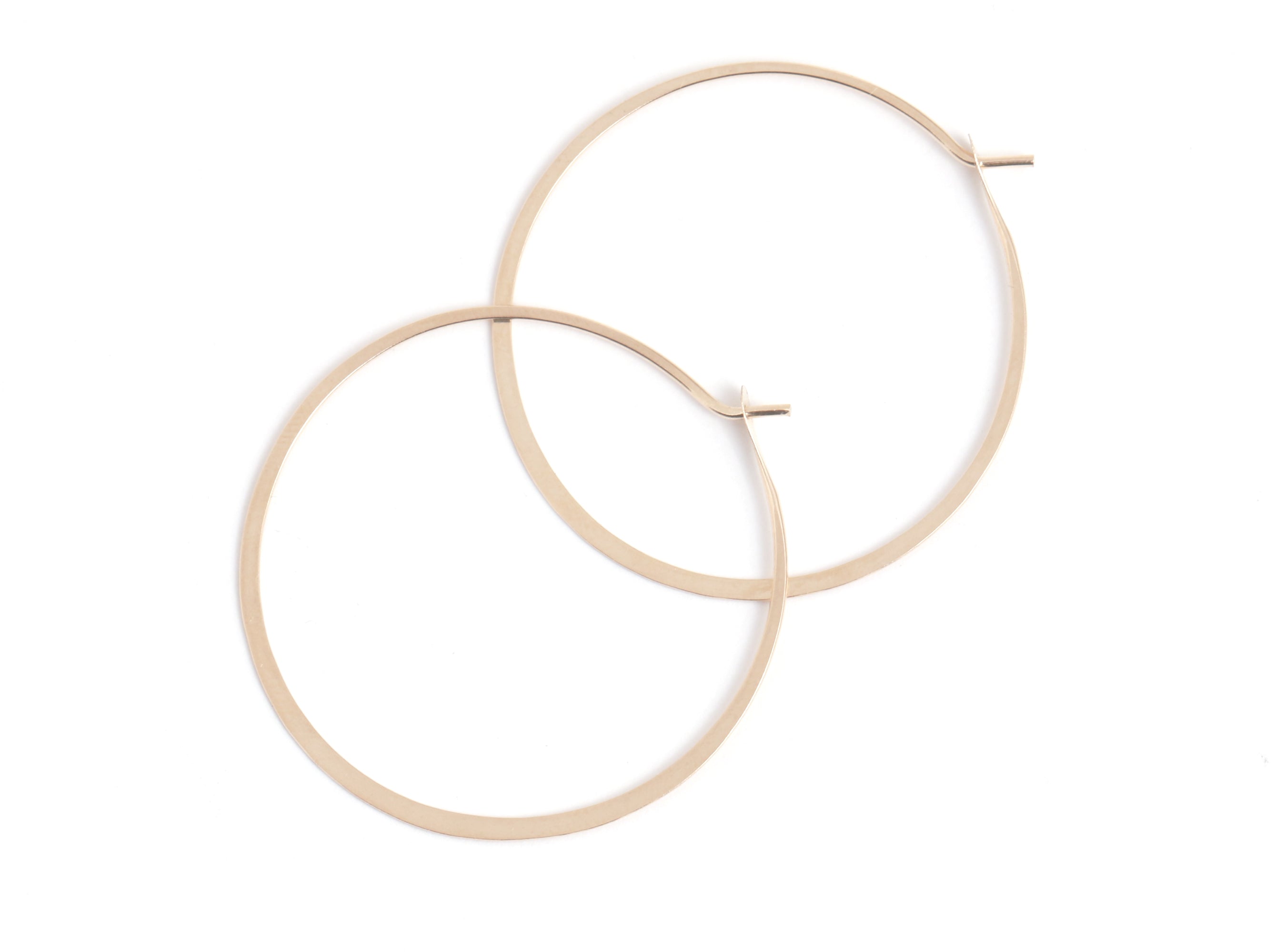 1.25 Inch Round Hoop Earrings Earrings XHG-updated