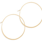 2.25 Inch Round Hoop Earrings gold Earrings XXLH