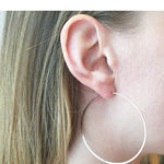 2.25 Inch Round Hoop Earrings Earrings XXLHonmodel